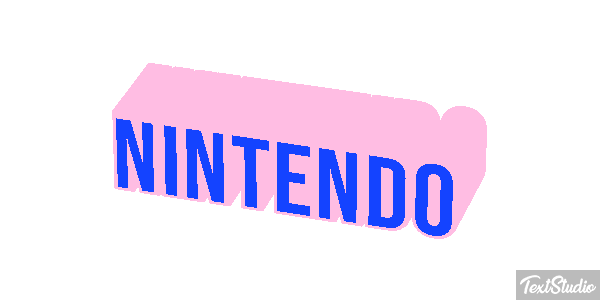 Nintendo Text effect
