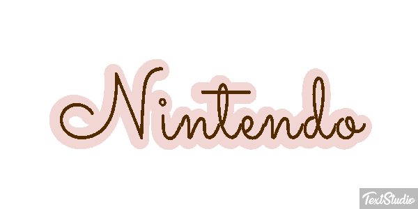 Nintendo Text effect