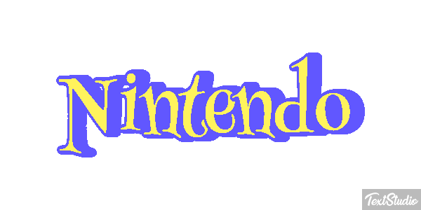 Nintendo Text effect