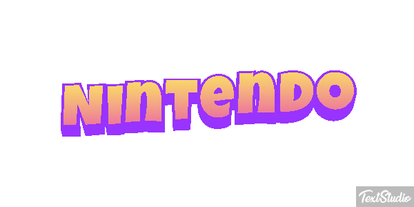 Nintendo Text effect