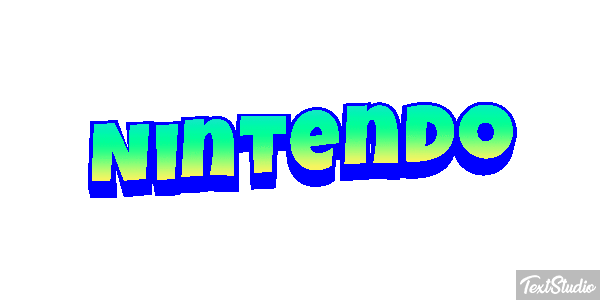 Nintendo Text effect