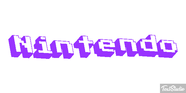 Nintendo Text effect