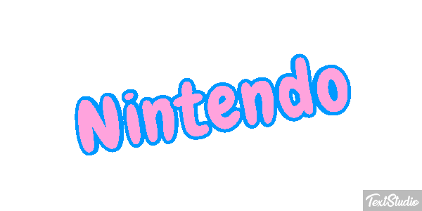 Nintendo Text effect