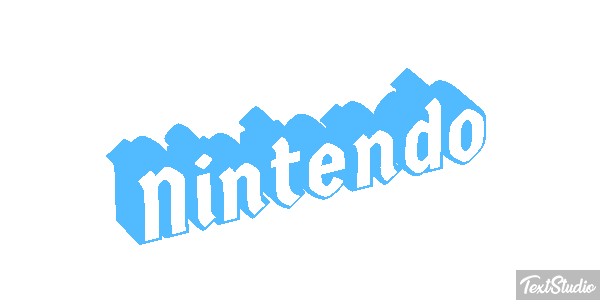 Nintendo Text effect