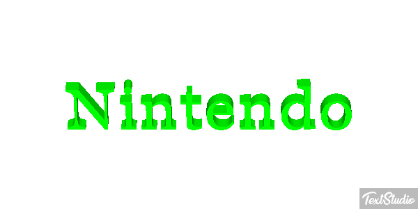 Nintendo Text effect
