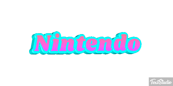 Nintendo Text effect