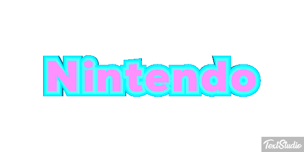 Nintendo Text effect