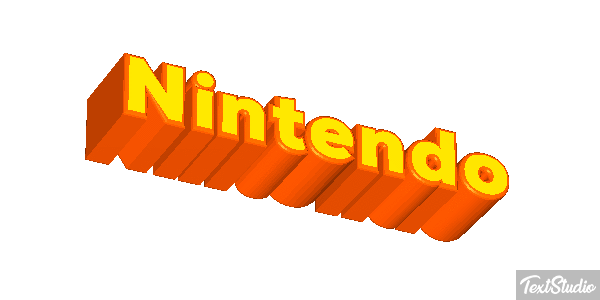 Nintendo Text effect
