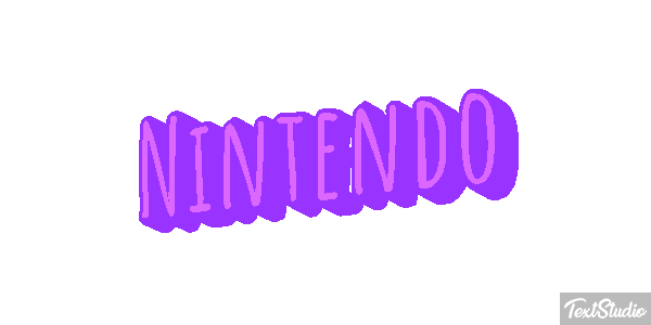 Nintendo Text effect