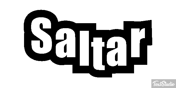Saltar Texteffekt