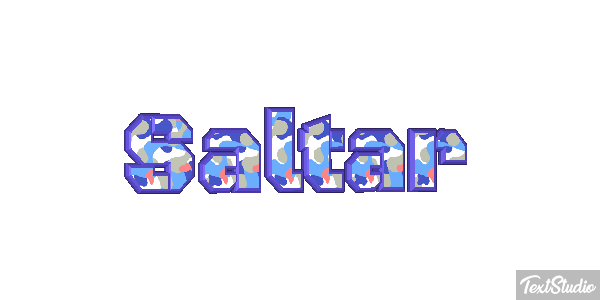 Saltar Texteffekt