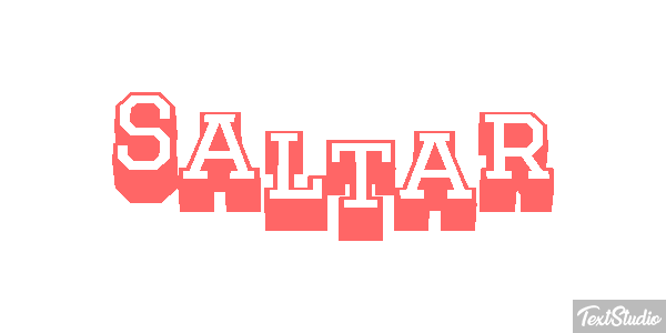 Saltar Texteffekt