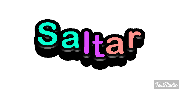 Saltar Texteffekt
