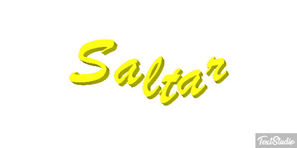 Saltar Texteffekt