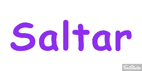 Saltar Texteffekt