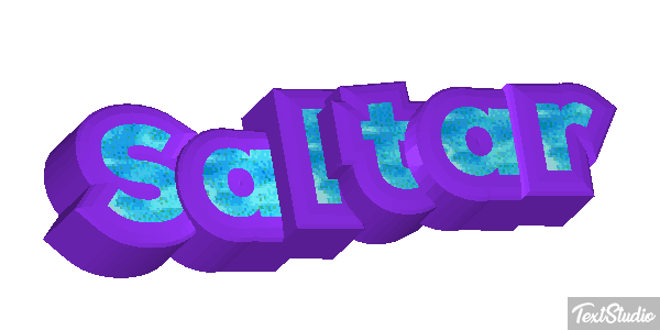 Saltar Texteffekt