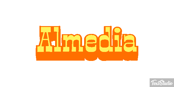 Almedia Text effect