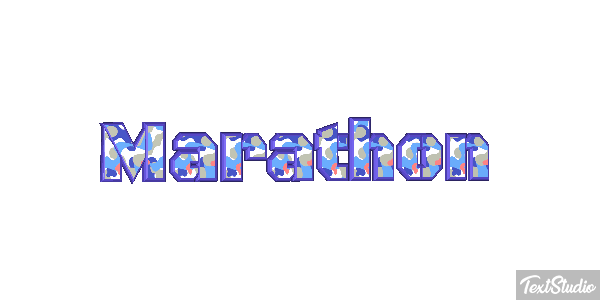 Marathon Efeito do texto