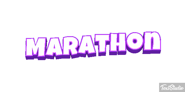 Marathon Efeito do texto