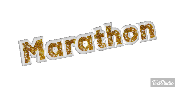 Marathon Efeito do texto