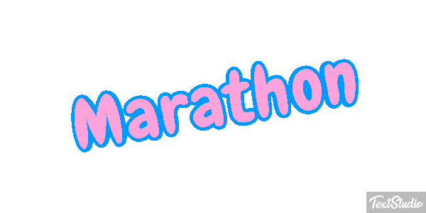 Marathon Efeito do texto
