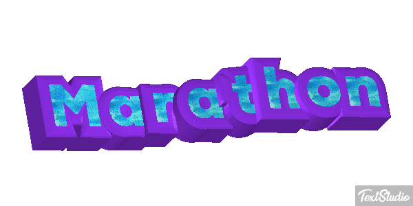 Marathon Efeito do texto
