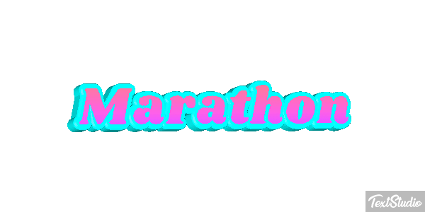 Marathon Efeito do texto
