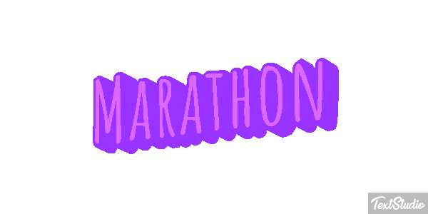Marathon Efeito do texto