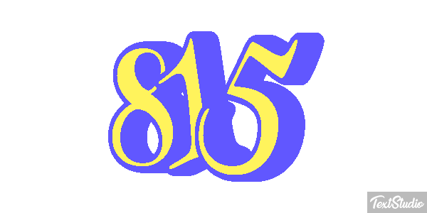 815 Texteffekt