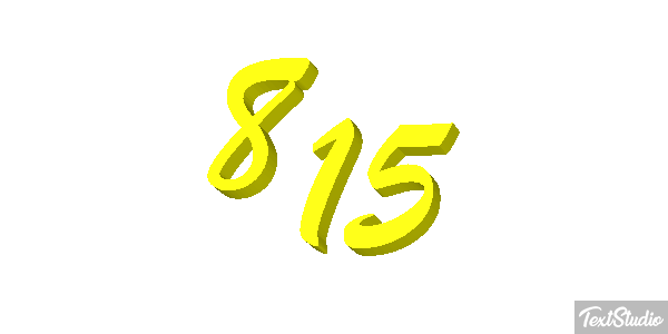 815 Texteffekt