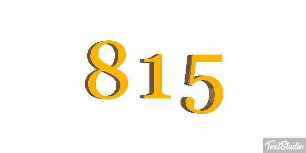 815 Texteffekt