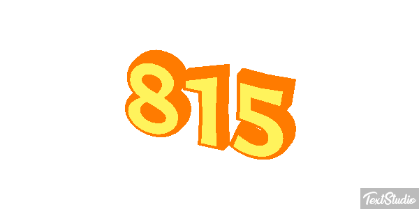 815 Texteffekt