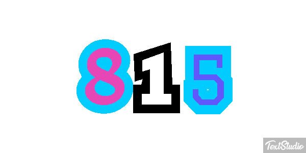 815 Texteffekt