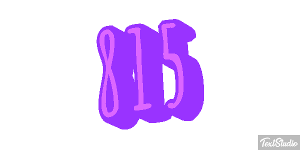 815 Texteffekt