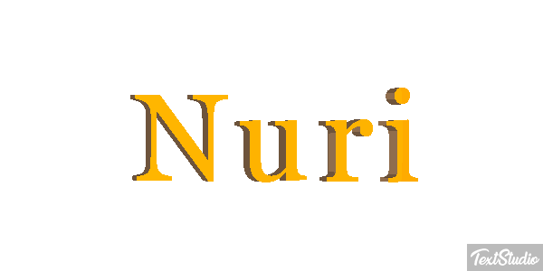 Nuri Effet de texte