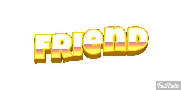 Friend Text effect