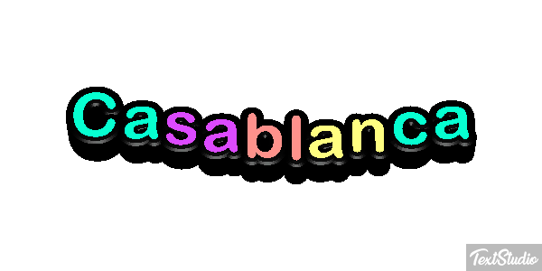 Casablanca Efekt tekstowy