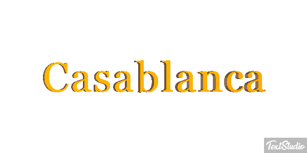 Casablanca Efekt tekstowy