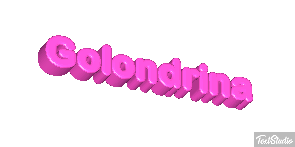 Golondrina Efecto de texto