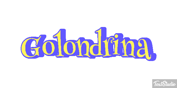 Golondrina Efecto de texto