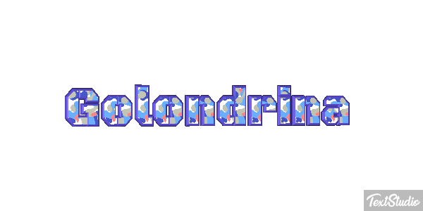Golondrina Efecto de texto