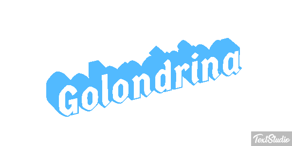Golondrina Efecto de texto