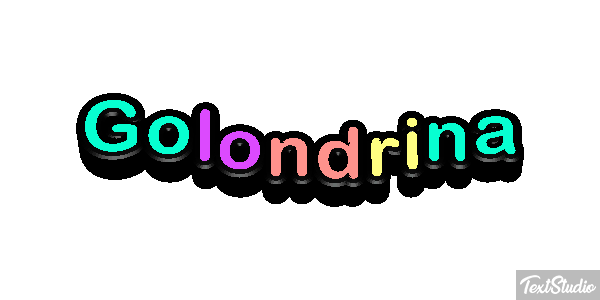Golondrina Efecto de texto