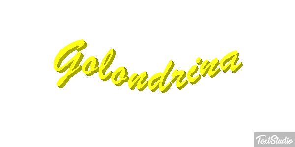 Golondrina Efecto de texto