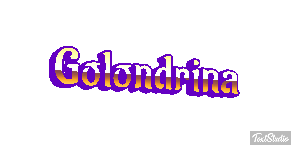 Golondrina Efecto de texto