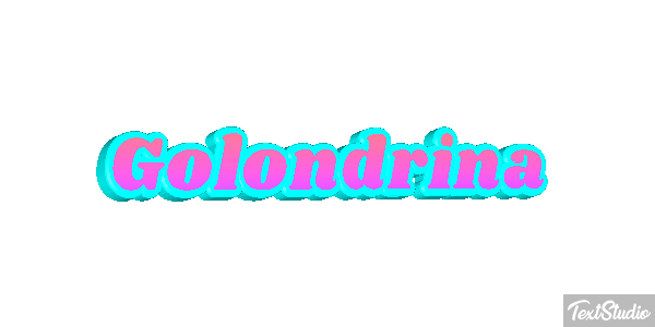 Golondrina Efecto de texto