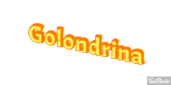 Golondrina Efecto de texto