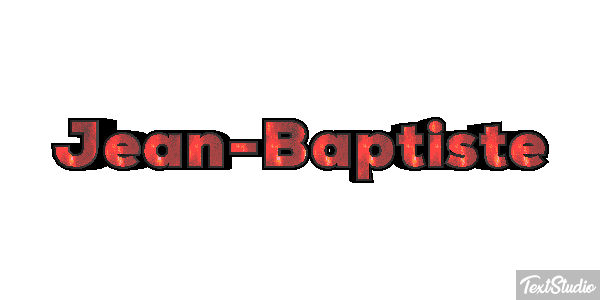 Jean-Baptiste Text effect