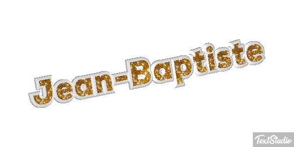 Jean-Baptiste Text effect