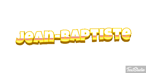 Jean-Baptiste Text effect